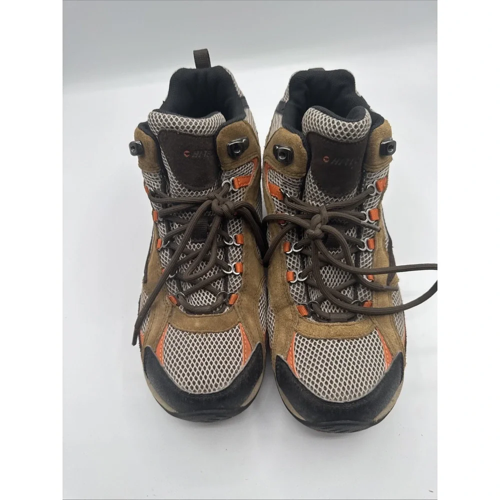HI TEC Mens‎ Hurricane Mid Waterproof Black And Brown U.S. Mens Size 10